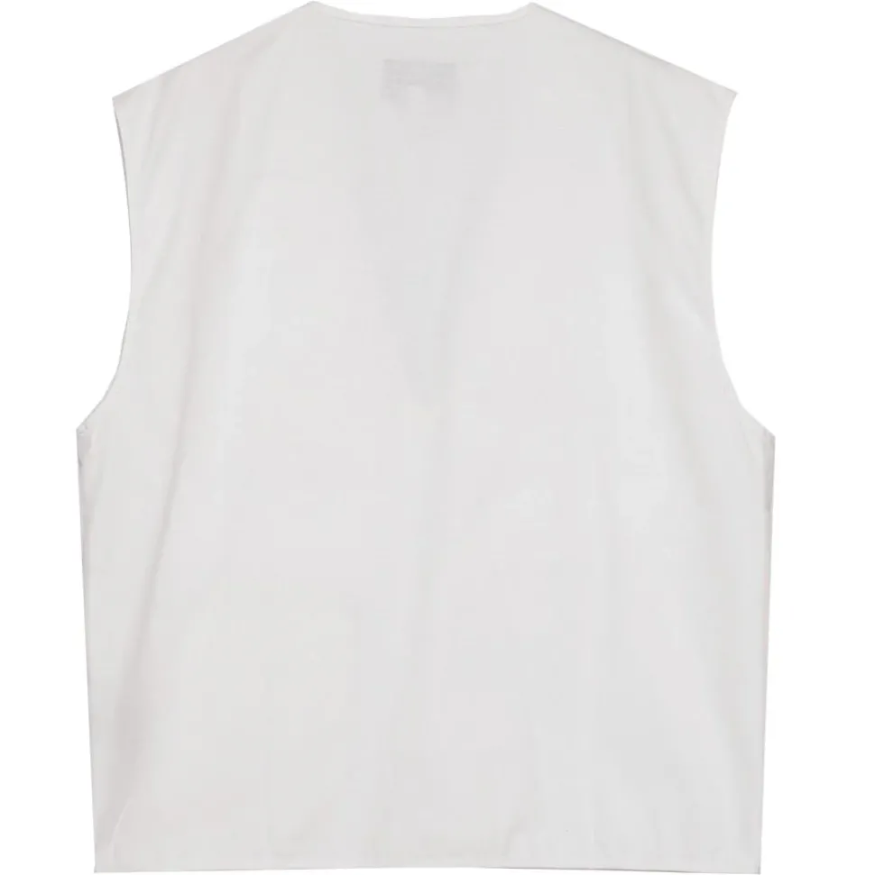 Gilet Multipoche Zip Blanc