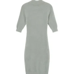 Helena Bu | Robe Duveteuse Vert Clair