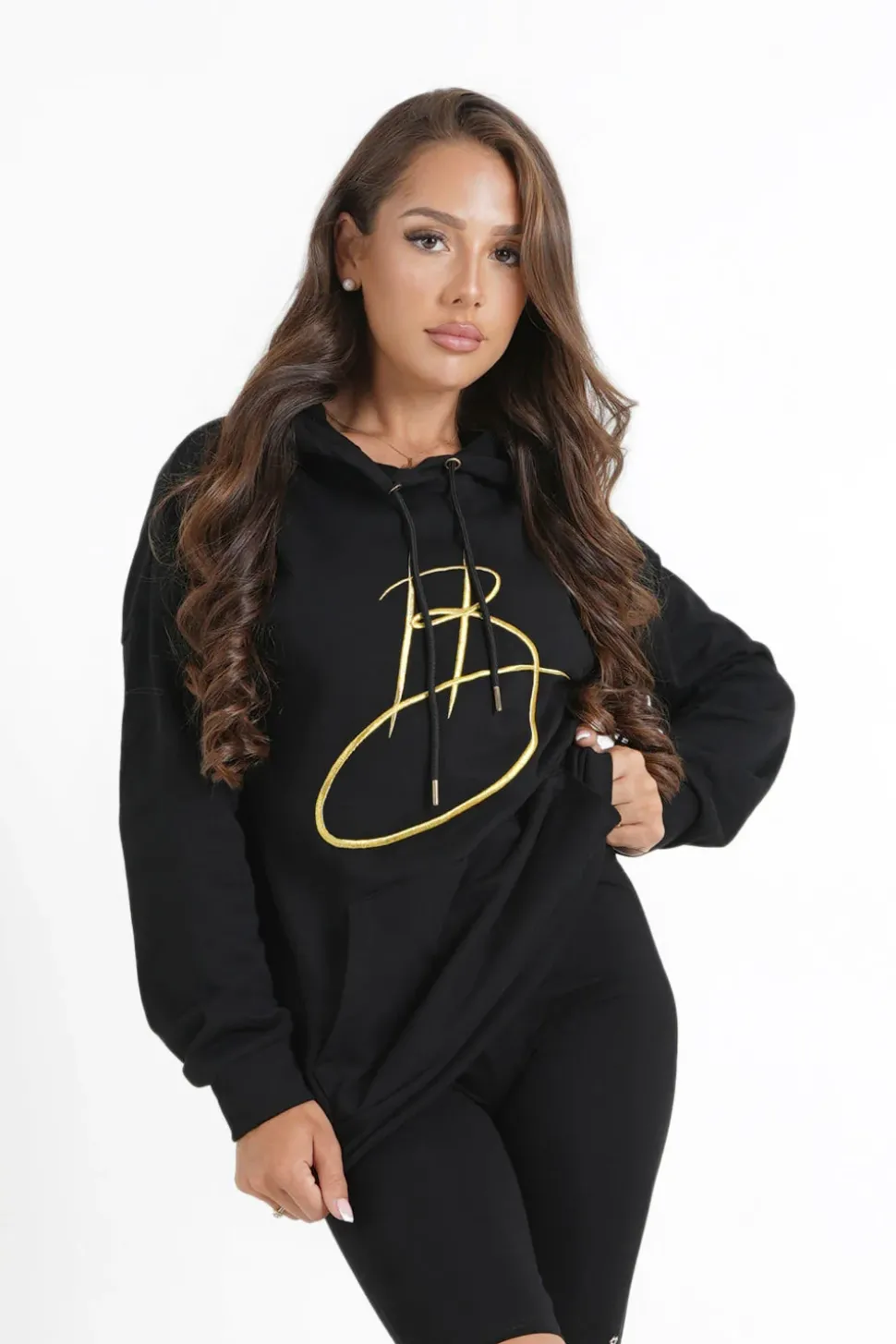 Helena Bu | Sweatshirt Capuche Noir