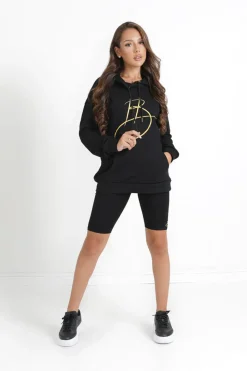 Helena Bu | Sweatshirt Capuche Noir