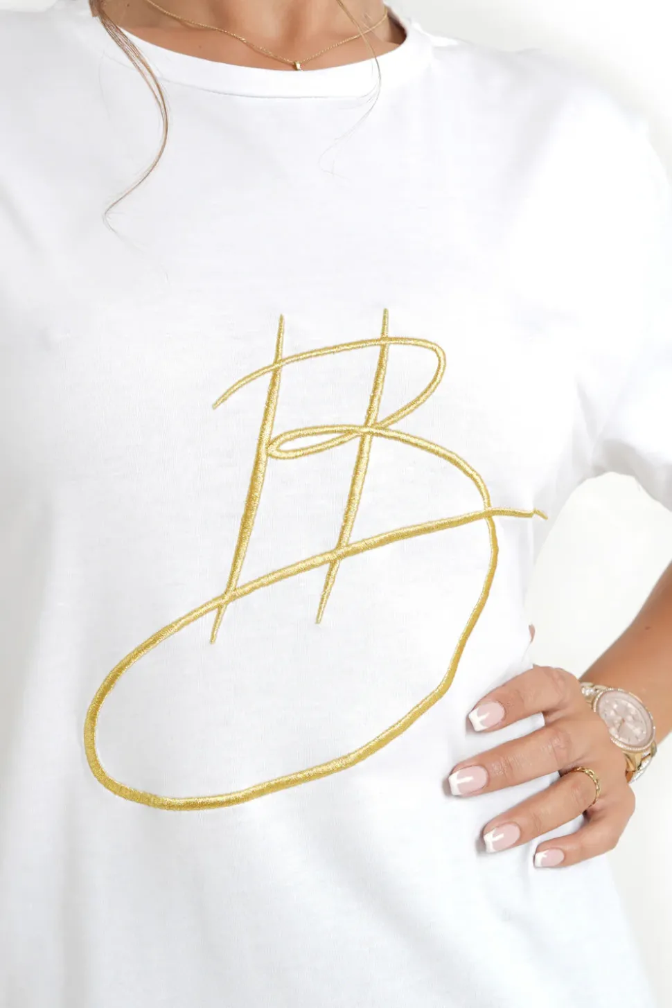 Helena Bu | T-Shirt Signature Blanc