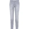 Jean Regular Destroy Gris Clair