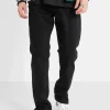 Jean Regular Uni Fentes Noir