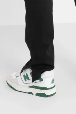 Jean Regular Uni Fentes Noir