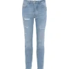Jean Slim Destroy Bleu Clair