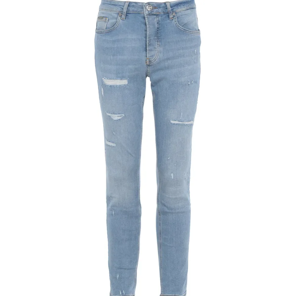 Jean Slim Destroy Bleu Clair