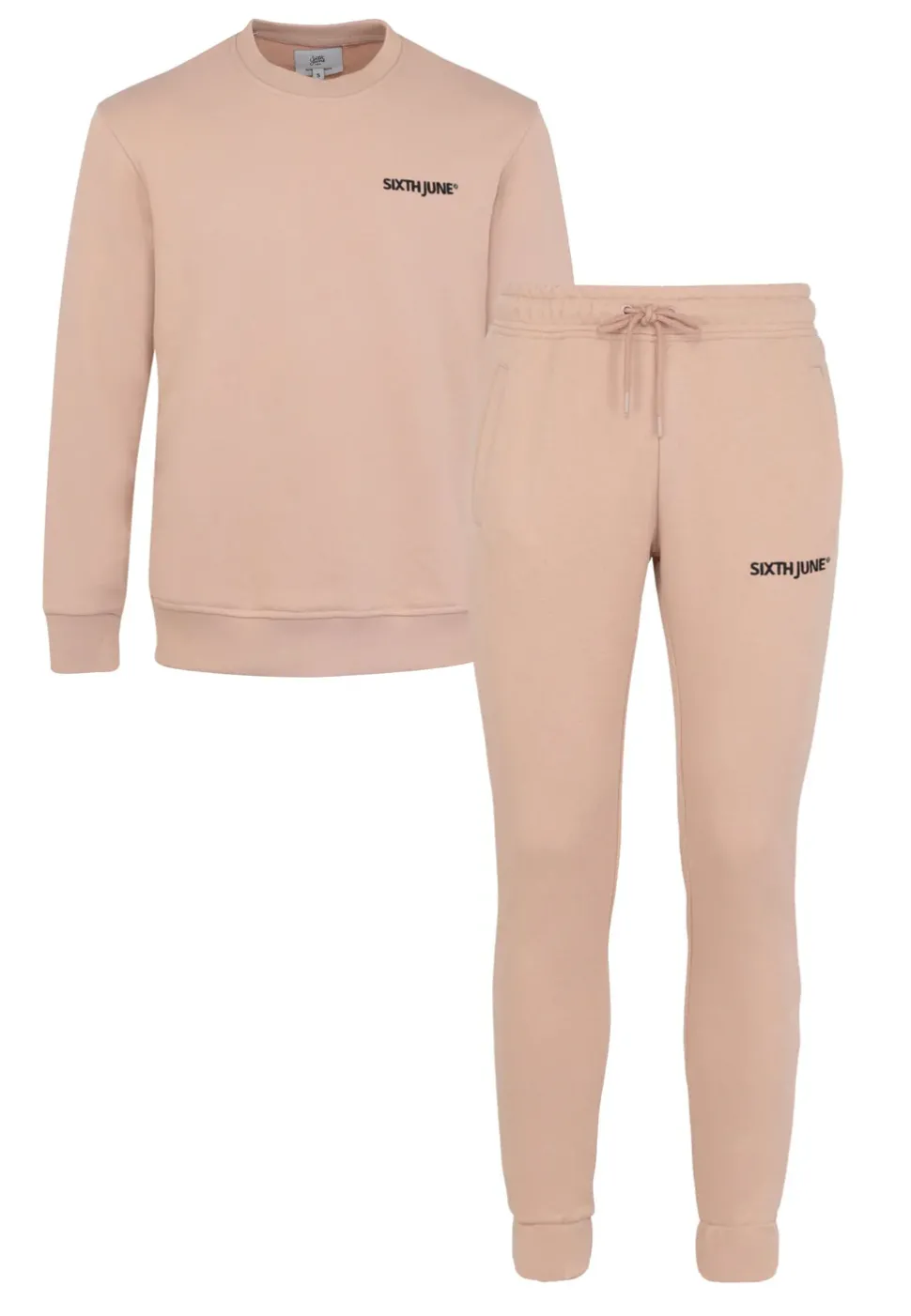 Jogging + Sweat Logo Brode Beige