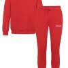 Jogging + Sweat Logo Brode Rouge