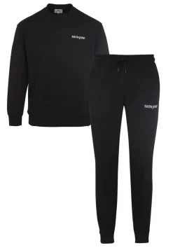Jogging + Sweat Logo Brode Noir