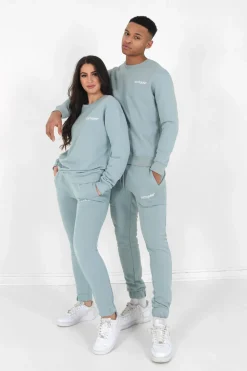 Jogging + Sweat Logo Brode Blue