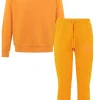 Jogging + Sweat Logo Gomme Orange