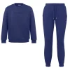 Jogging + Sweat Logo Gomme Bleu Fonce