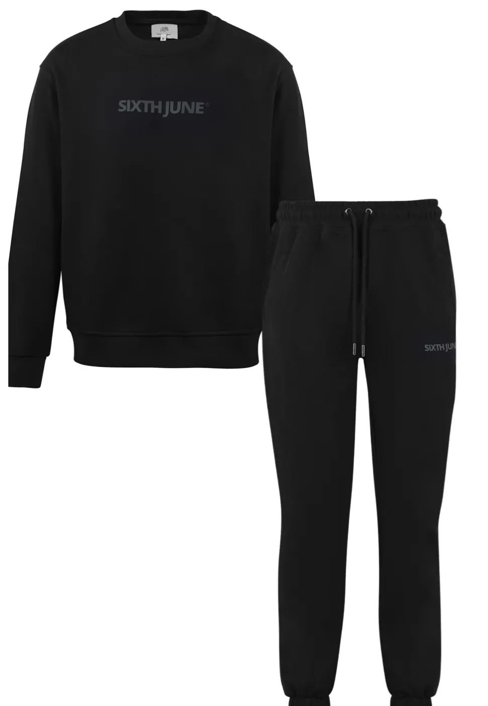 Jogging + Sweat Logo Gomme Noir