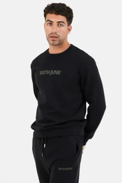 Jogging + Sweat Logo Gomme Noir