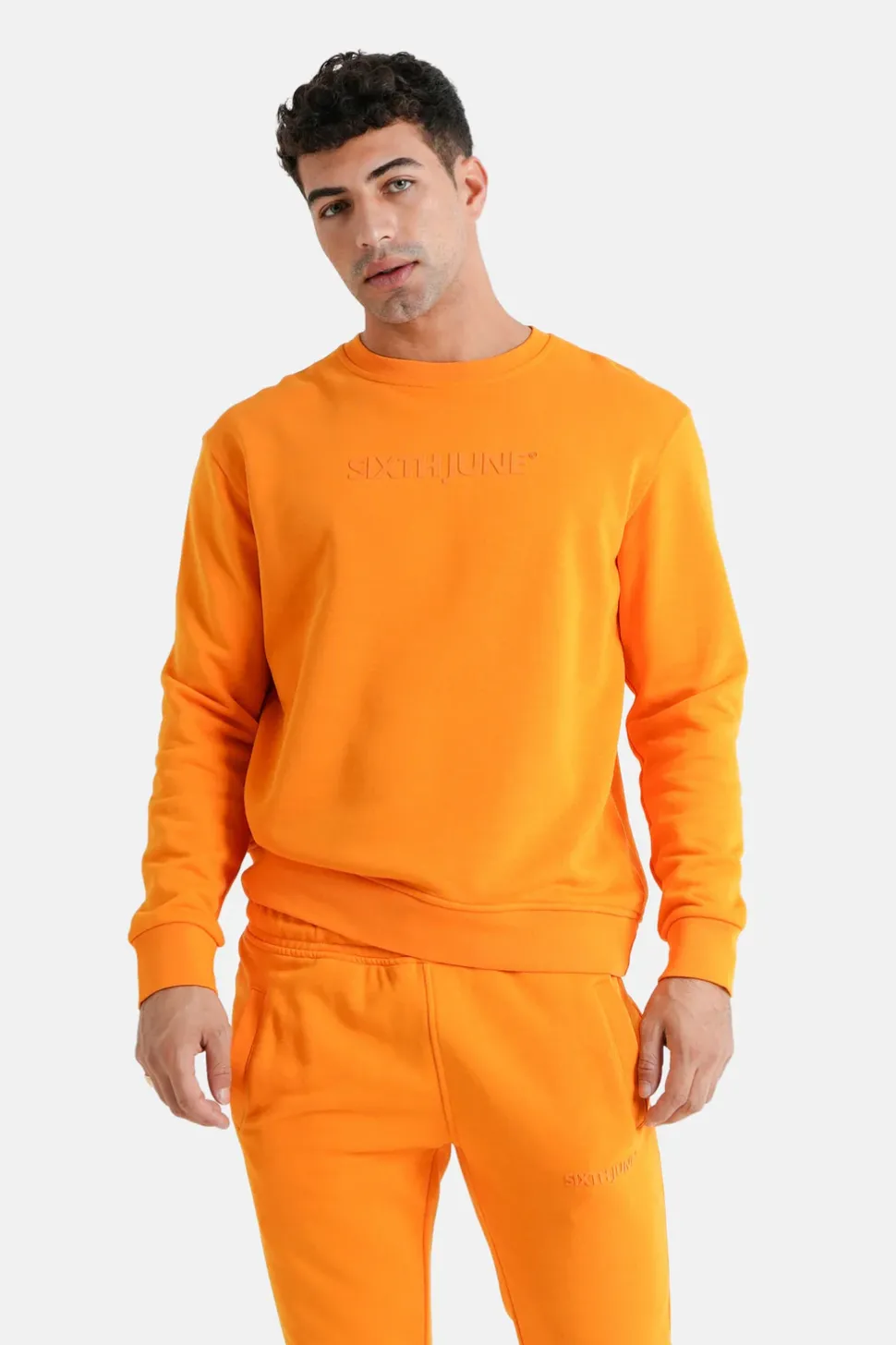 Jogging + Sweat Logo Gomme Orange