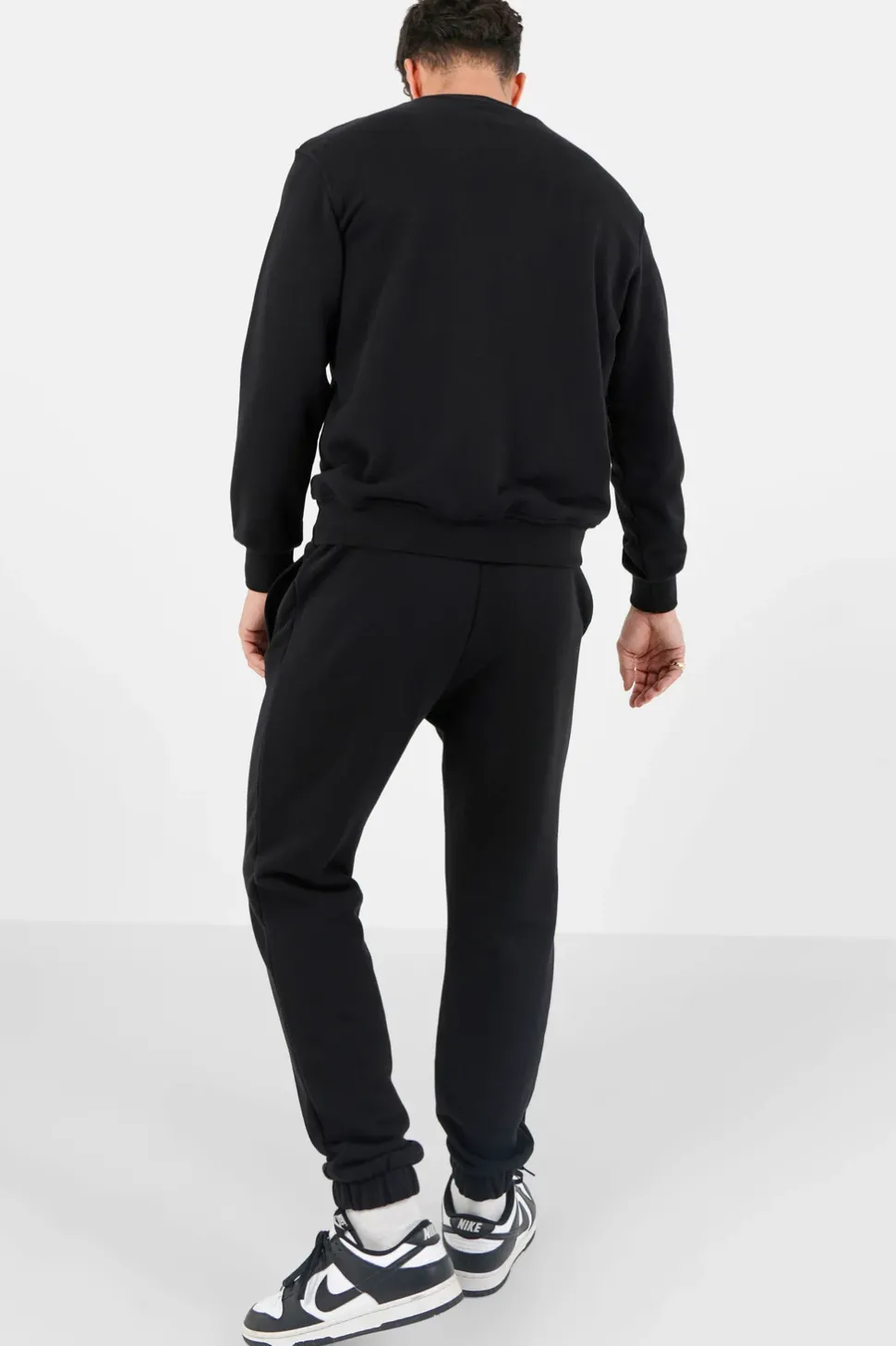 Jogging + Sweat Logo Gomme Noir