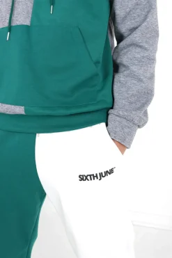 Jogging Bicolore Logo Vert