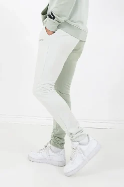 Jogging Bicolore Logo Vert Clair