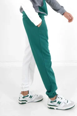 Jogging Bicolore Logo Vert