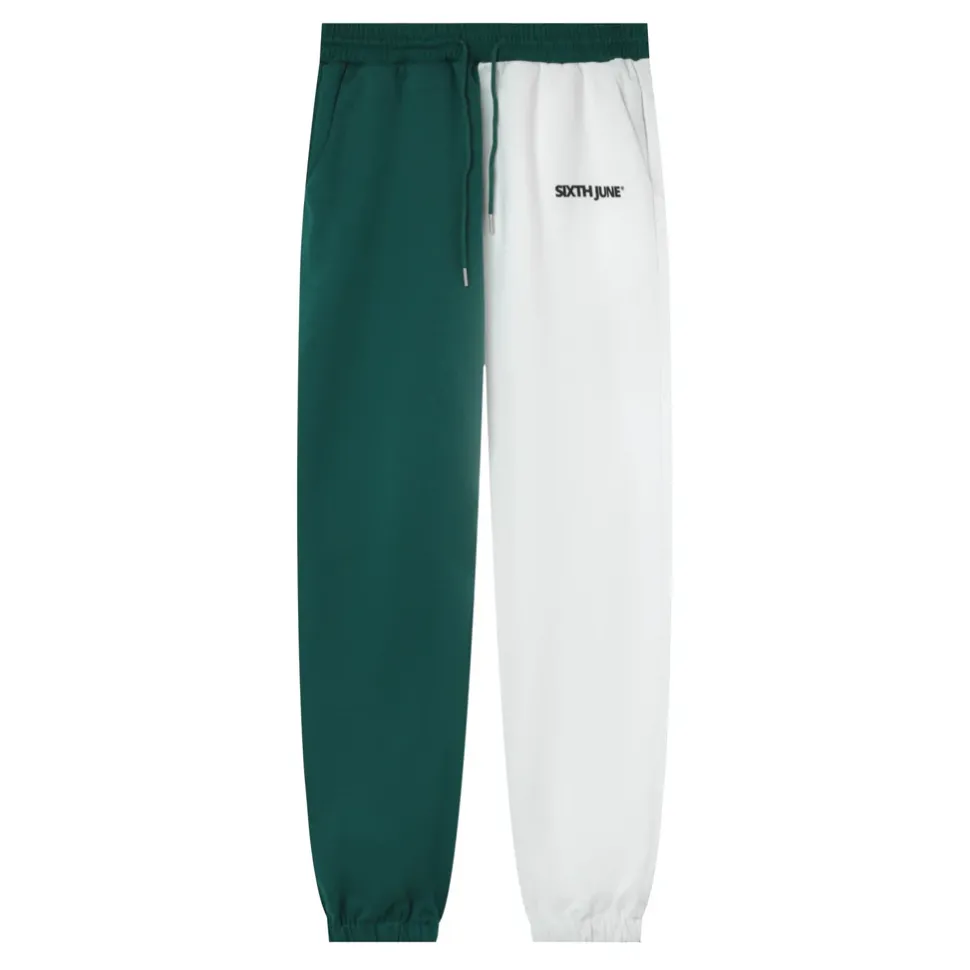 Jogging Bicolore Logo Vert