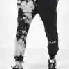 Jogging Bicolore Tie Dye Noir