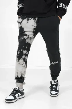 Jogging Bicolore Tie Dye Noir