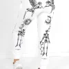 Jogging Imprime Tarot Blanc