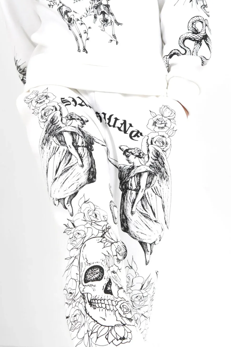 Jogging Imprimes Inspiration Tarot Blanc