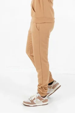 Jogging Logo Signature Marron Clair