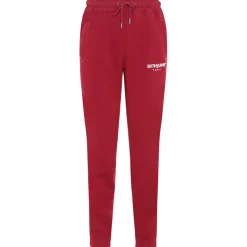 Jogging Molletonne Logo Brode Rouge