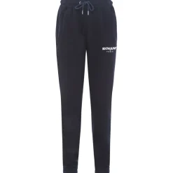Jogging Molletonne Logo Brode Bleu Fonce