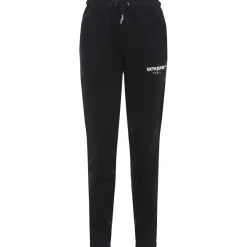 Jogging Molletonne Logo Brode Noir