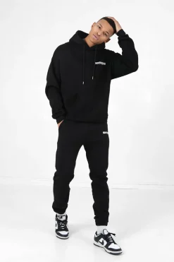 Jogging Molletonne Logo Noir