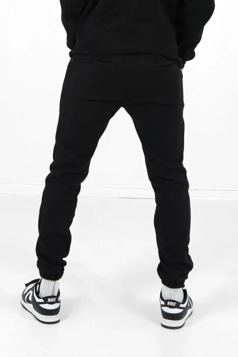 Jogging Molletonne Logo Noir