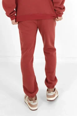 Jogging Molletonne Logo Rouge Fonce