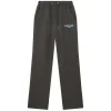 Jogging Molletonne Print Retro Gris Fonce