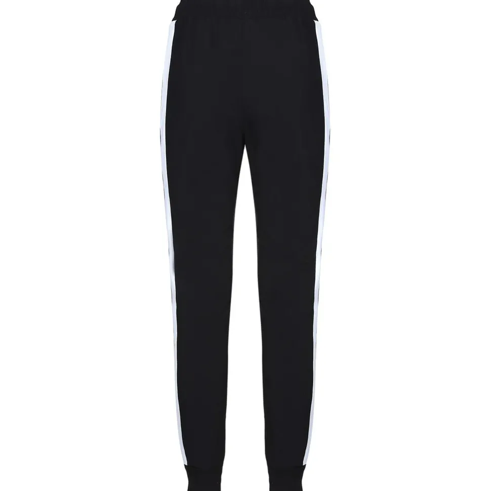 Jogging Nylon Bandes Gothique Noir