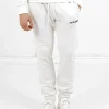 Jogging Soft Logo Brode Blanc
