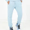 Jogging Soft Logo Brode Bleu Clair