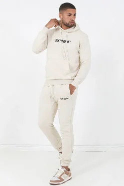 Jogging Soft Logo Brode Beige Clair