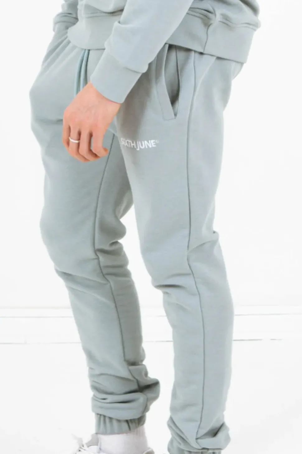 Jogging Soft Logo Brode Bleu