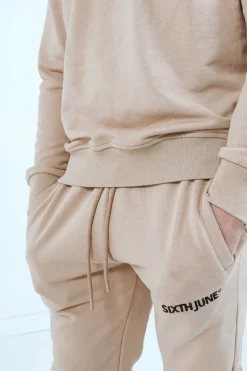 Jogging Soft Logo Brode Beige
