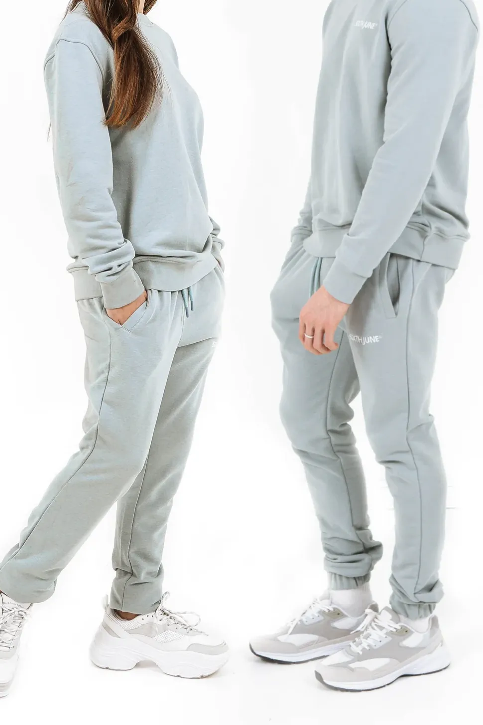 Jogging Soft Logo Brode Bleu
