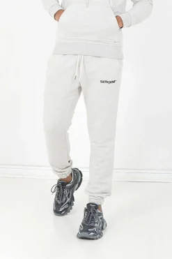 Jogging Soft Logo Brode Gris Clair