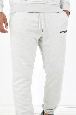 Jogging Soft Logo Brode Gris Clair