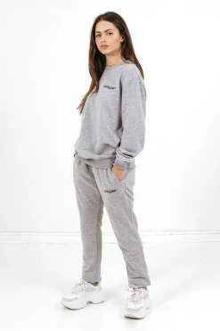 Jogging Soft Logo Brode Gris