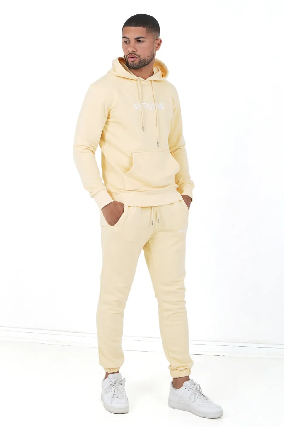 Jogging Soft Logo Brode Jaune