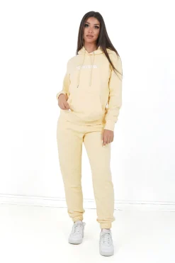 Jogging Soft Logo Brode Jaune