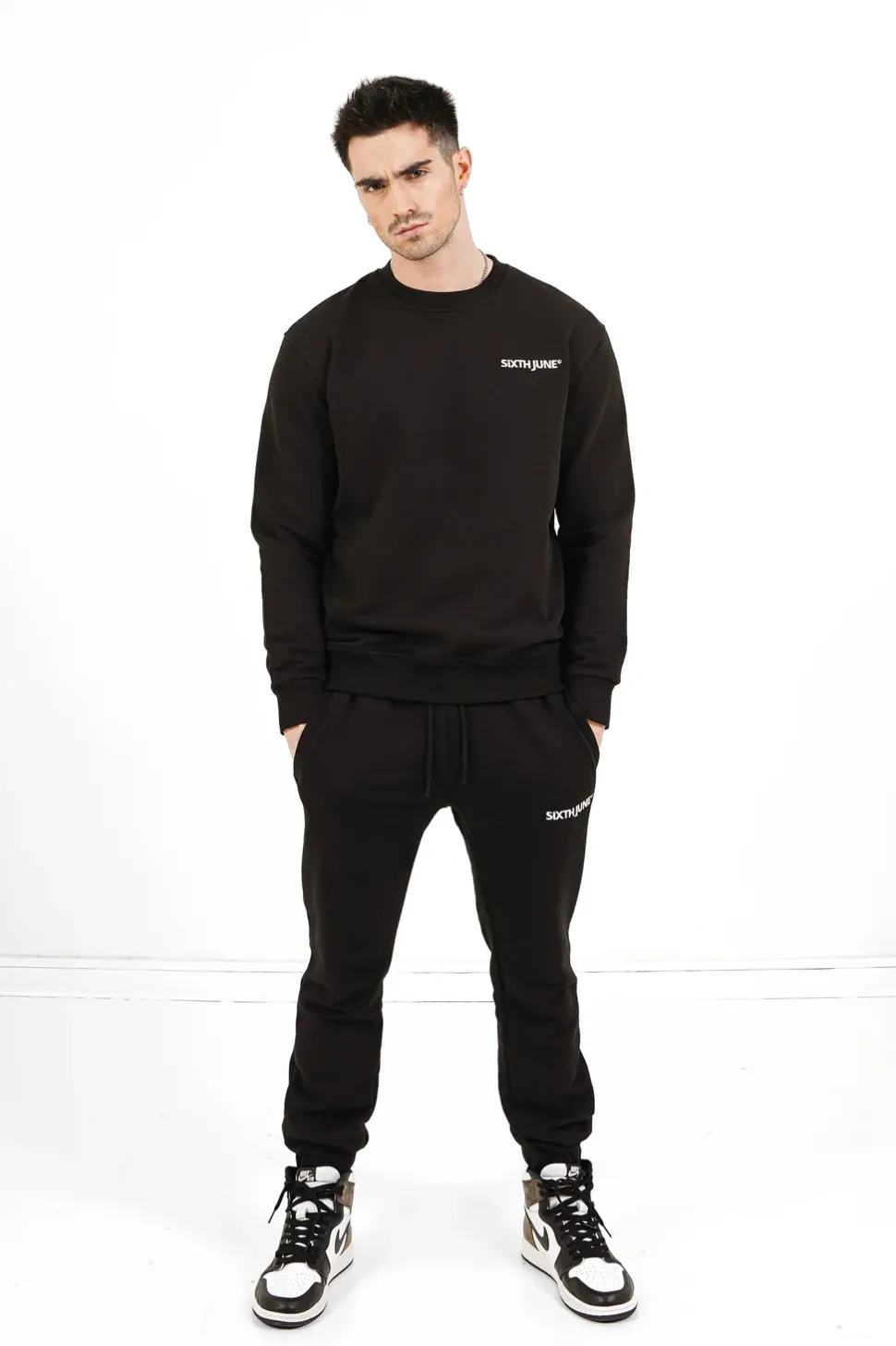 Jogging Soft Logo Brode Noir