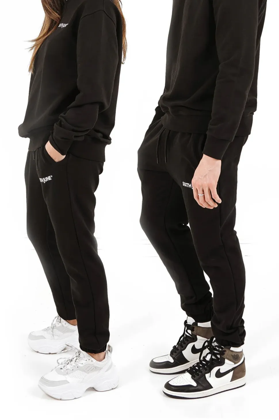 Jogging Soft Logo Brode Noir